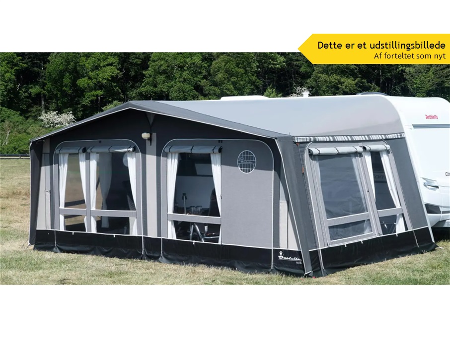 DEMO Isabella Nordic 300 925 fortelt med MEGA stel med termoloft og Etna Annex med stålstel